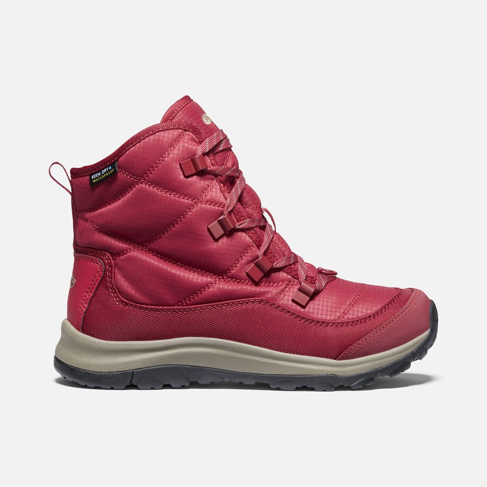 Keen Vinterkängor Dam Röda - Terradora Ii Waterproof - 358047KAI